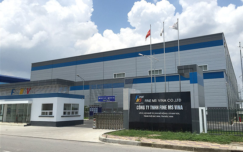Hoàn thành lắp đặt hệ thống camera giám sát tại Công ty TNHH Fine MS Vina- KCN Quế Võ- TP. Bắc Ninh- T.Bắc Ninh