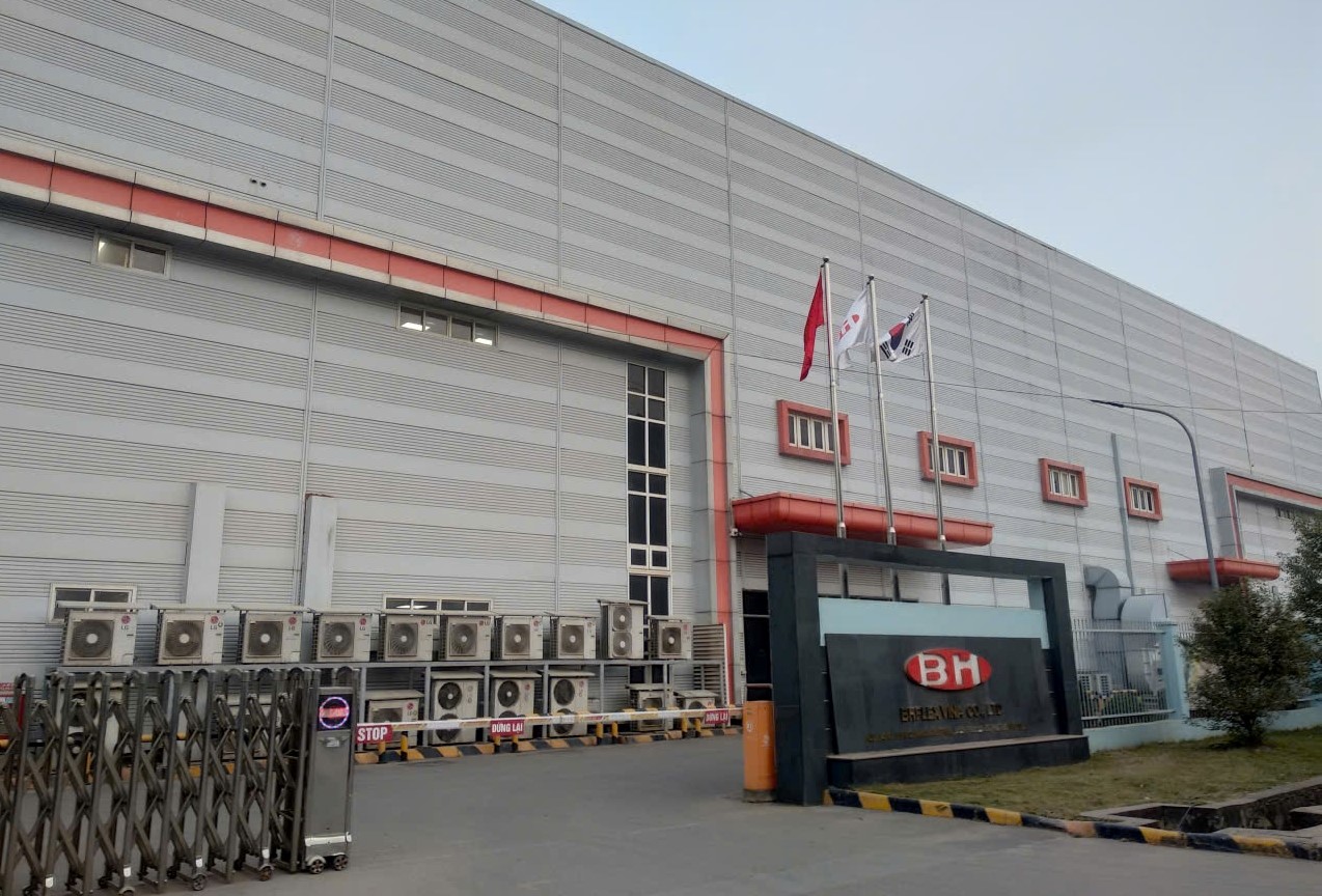 Hoàn thành thi công, lắp đặt và bàn giao hệ thống máy chủ lưu trữ dữ liệu camera giám sát tại nhà máy V1+V2 - Công ty TNHH BHFlex Vina - KCN Khai Quang, P.Vĩnh Phúc, T.Phú Thọ